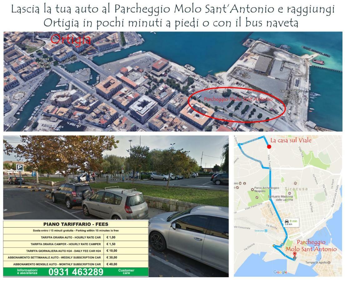 La Casa Sul Viale Διαμέρισμα Συρακούσες Εξωτερικό φωτογραφία