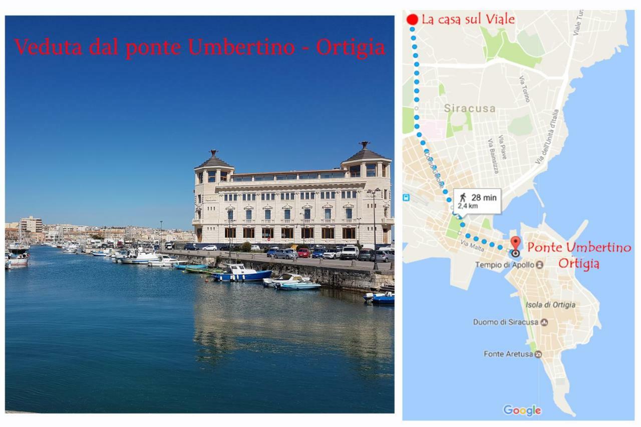 La Casa Sul Viale Διαμέρισμα Συρακούσες Εξωτερικό φωτογραφία