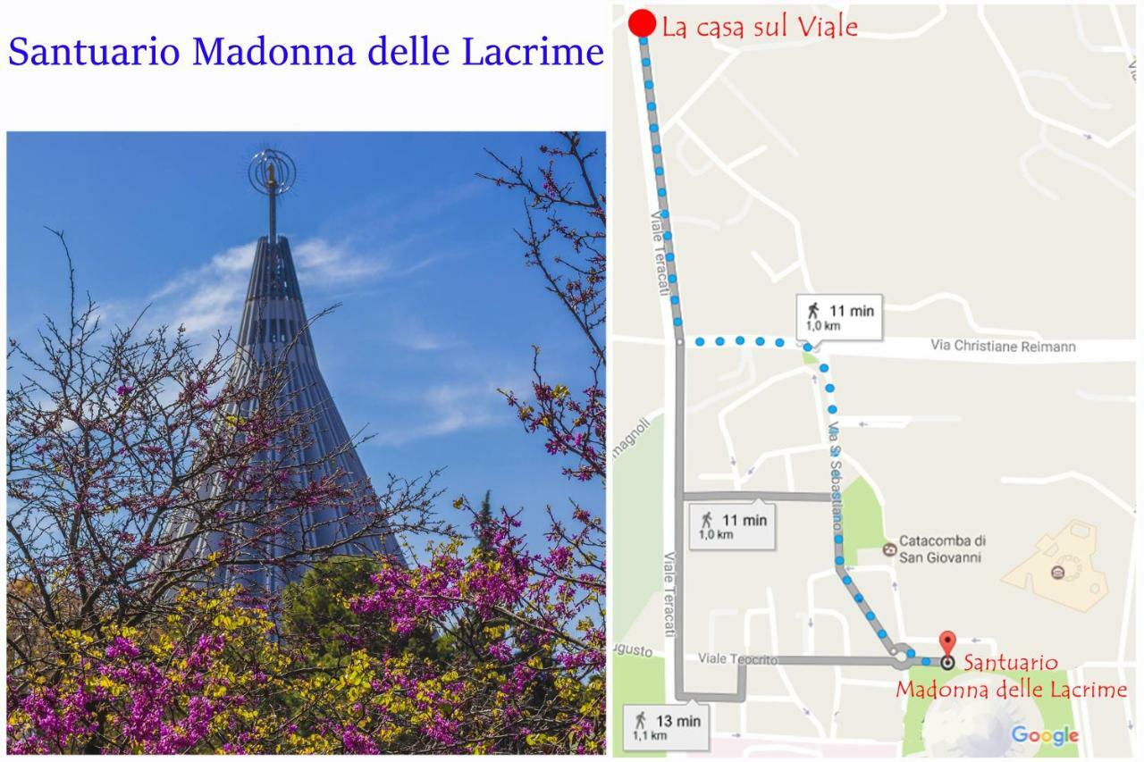 La Casa Sul Viale Διαμέρισμα Συρακούσες Εξωτερικό φωτογραφία